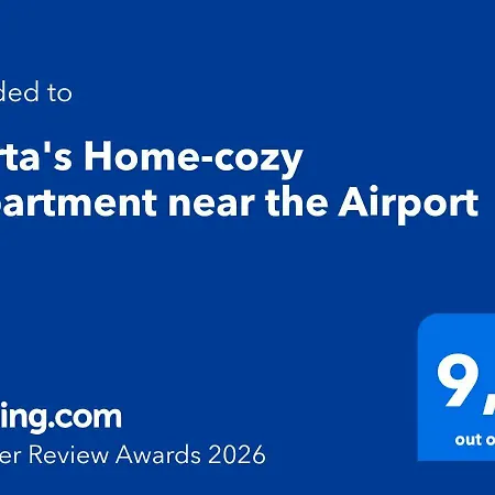 公寓 Marta's Home-cozy Near The Airport *